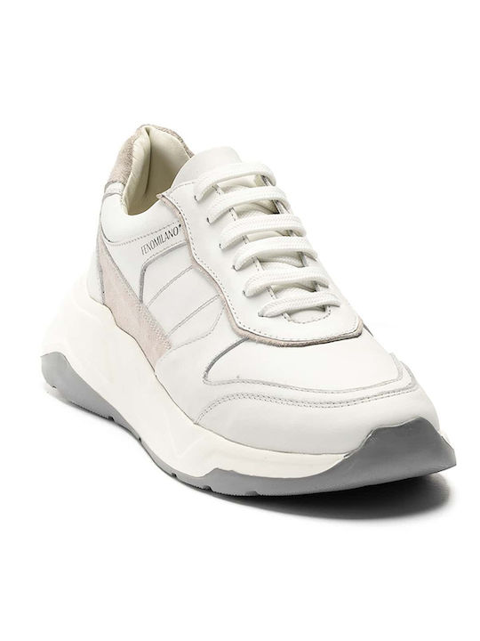 Fenomilano Herren Sneakers Weiß