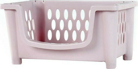 Homeplast Carina Aufbewahrungskorb Kunststoff Pink 48.5x34x25cm 1Stück