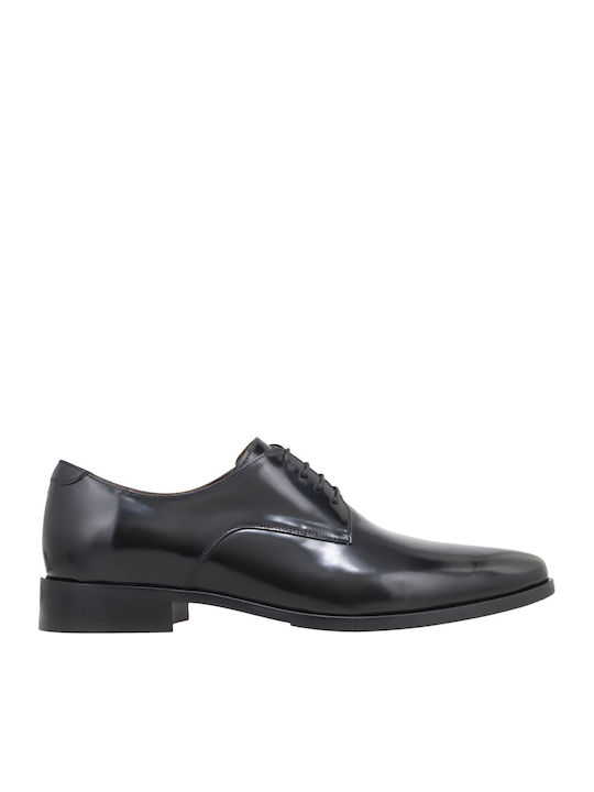 Kalogirou Leather Men's Dress Shoes Black