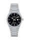 Thorton Men's Watch 37mm Chronograph Battery with Silver Metal Bracelet