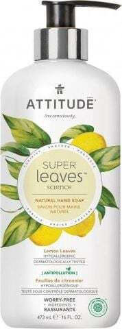 Attitude Super Leaves Αφρόλουτρο σε Gel με Βρώμη & Άρωμα Εσπεριδοειδή 473ml