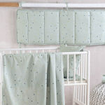 Rythmos Crib Bumpers Classic Inside Green 43x200cm