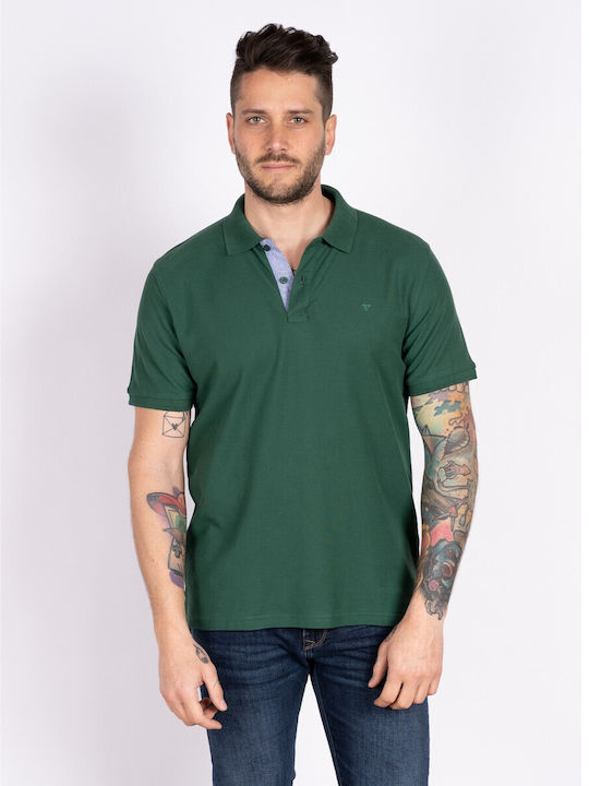 Frank Tailor Men's Blouse Polo Green