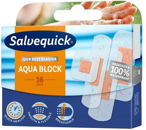 Salvequick Wasserdicht Selbstklebende Bandagen 16Stück