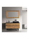 Mabo Natural 130 Bathroom Mirror made of Plywood Beige