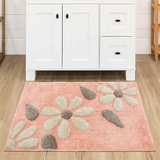 Lino Home Badematte Synthetisch,Polyester/Cotton/Leather Rechteckig 2500000772 Old Pink 50x80cm