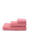 Sidirela 3-tlg. Set Badetücher Line Pink Gewicht 600gr/m²