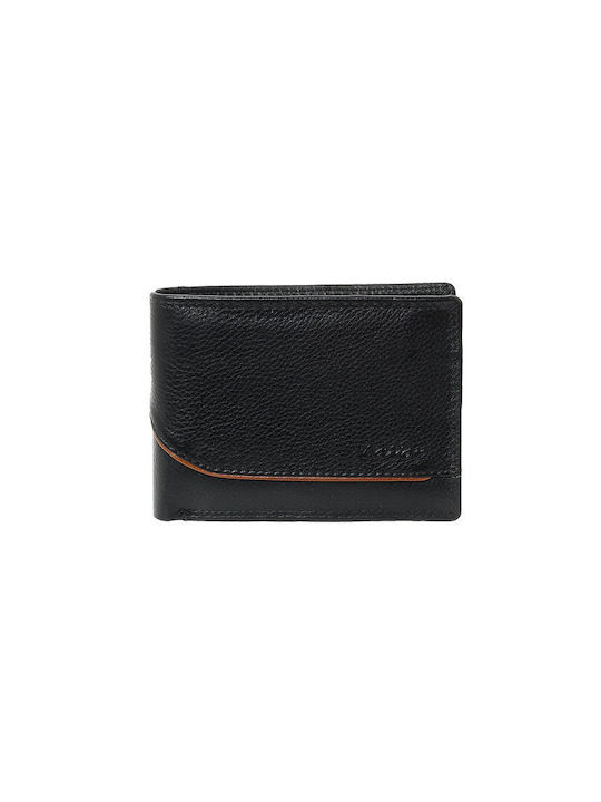 Lavor 1-3776 Men's Leather Wallet with RFID Black