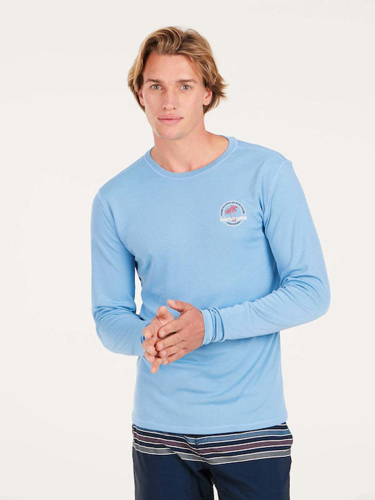 Protest Men's Long Sleeve Sun Protection Shirt Blue