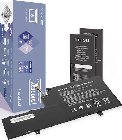 Mitsu Compatible Battery for HP EliteBook HP EliteBook x360 1030 G2 with 4700mAh