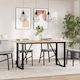 vidaXL Cast Iron Furniture Foot Suitable for Table / Coffee Table 120x60x73cm Cast Iron