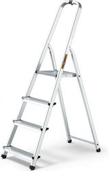 Drabest Drabest Ladder Aluminum with 3+1 Steps