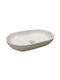Rak Ceramics Επικαθήμενος Νιπτήρας Πορσελάνης 55x36cm Γκρι