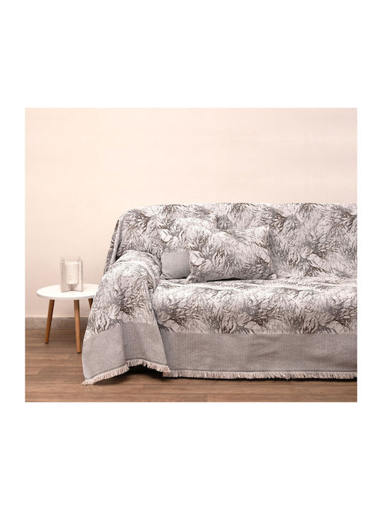 Anna Riska 1534 Cuverturi Pentru Canapea 3 Locuri Jacquard 180x280 cm Linen