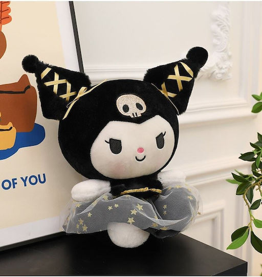 Λούτρινο Sanrio Kuromi Hello Kitty 40cm 1440-234-1 Μαύρο