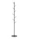 Pakketo Metallic Coat Rack Black Fori 30x30x173cm