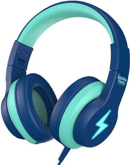 Kiddoboo P13 Wired On Ear Headphones Blue Sky