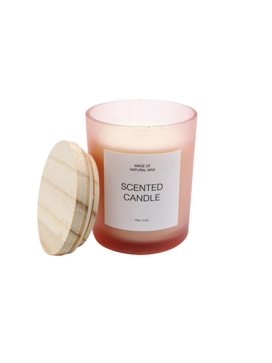 Mele Scented Soy Candle Jar with Scent Vanilla White 150gr 1pcs