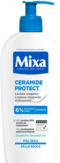 Mixa Ceramide Protect Хидратиращ Лосион За Тяло С Ший Масло За Сухи Кожи 250ml