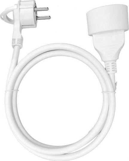 Orno Extension Cable Cord 3 x 1.5mm²/1.5m White