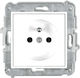 Karlik Single Walled Power Socket White