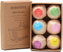 Set cadou Edman cu 6 bile efervescente parfumate pentru baie Set cadou Edman cu 6 bile efervescente parfumate pentru baie
