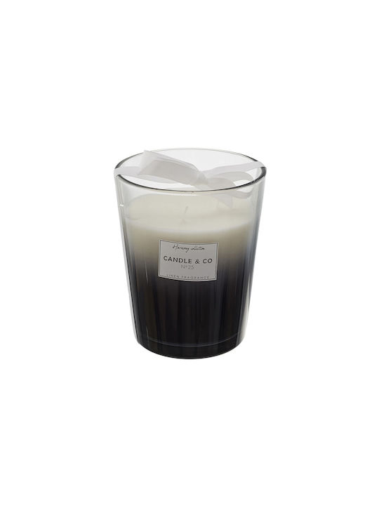 Aromatic Candle Harmony Home Deco Factory Burning Time 60 Hours Scent Fresh Linen Dimensions 13x16cm Bo5449