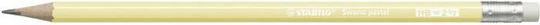 Stabilo Bleistift HB 2 1 2 4908 Pastell mit Radiergummi Gelb