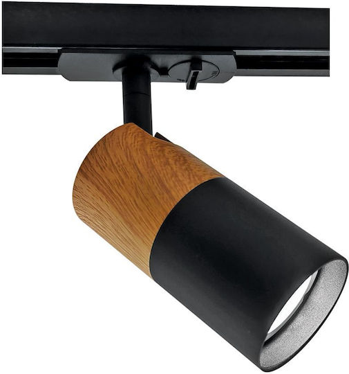 Vivalux Single Ceiling & Wall Spot with GU10 Socket in Black Color