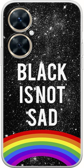 Black Is Not Sad Huawei Nova 11i Flexible Tpu Διάφανη Σιλικόνη