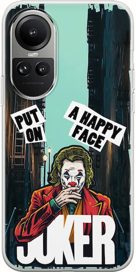 Joker Put On A Happy Face Oppo Reno 10 Pro 5g Flexible Tpu Διάφανη Σιλικόνη