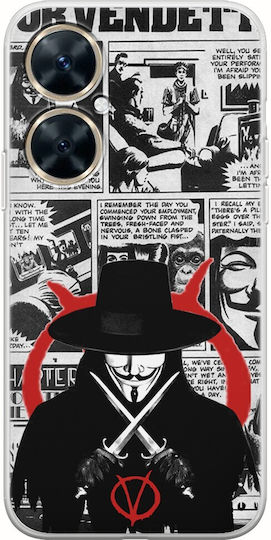 Husa flexibilă din silicon transparent V Vendetta pentru Huawei Nova 11i