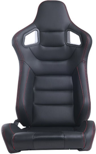 Autoline Driver Car Seat Bucket Black