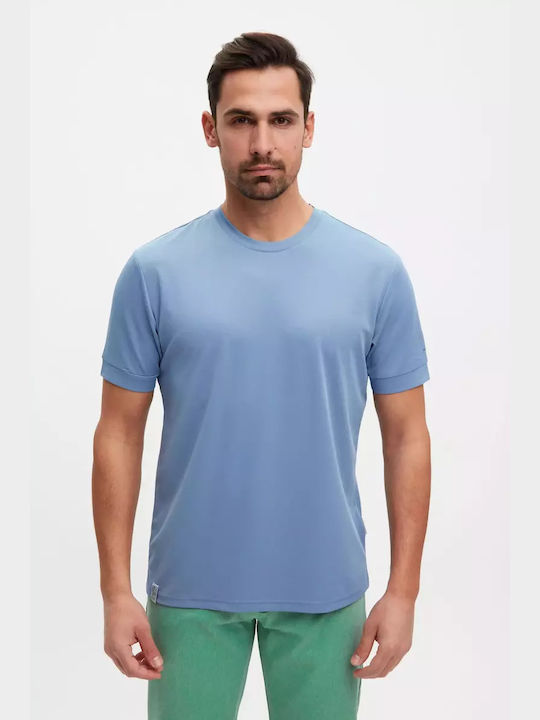 Beneto Maretti Ανδρικό T-shirt Κοντομάνικο Γαλάζιο
