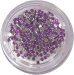 400 Purple Rhinestone Round Diamonds 40502009-6