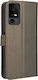 Tcl 40 Nxtpaper 5g Θήκη Βιβλίο Καφέ Diamond Texture Phone Case Brown