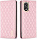 Θήκη Πτερύγιο Oppo A38 4g Wallet Binfen Color Ροζ