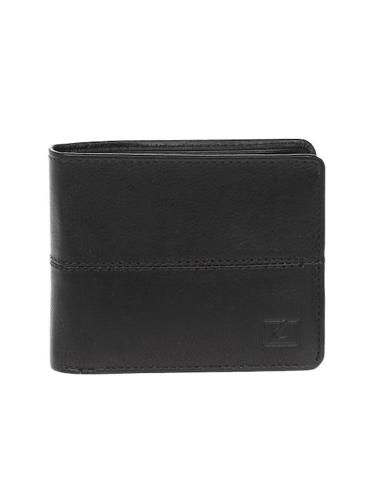 Lavor Men's Leather Wallet with RFID Black