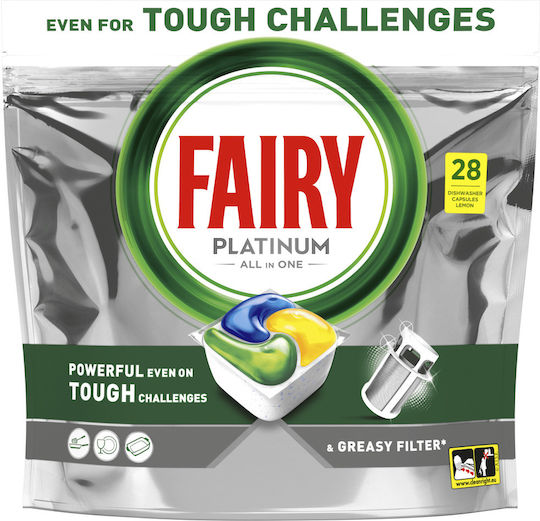 Fairy Platinum 28 Dishwasher Pods