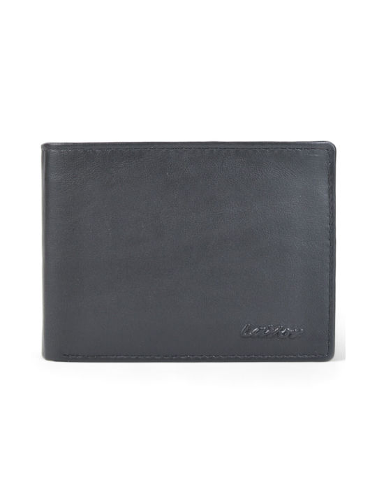 Lavor Men's Leather Wallet with RFID Black