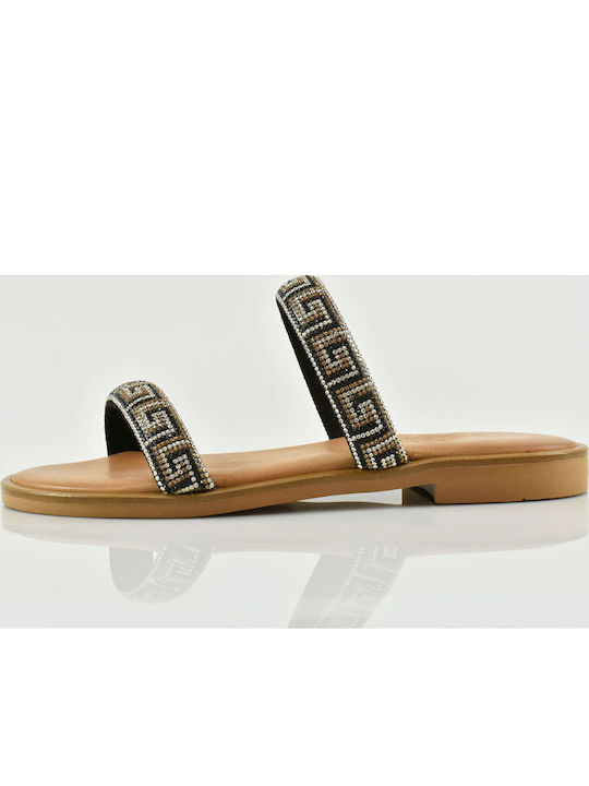 Myconian Greek Sandal Leather Women's Flat Sand...
