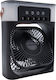 Uncle George Box Fan 10W Διαμέτρου 15.5cm Μαύρο