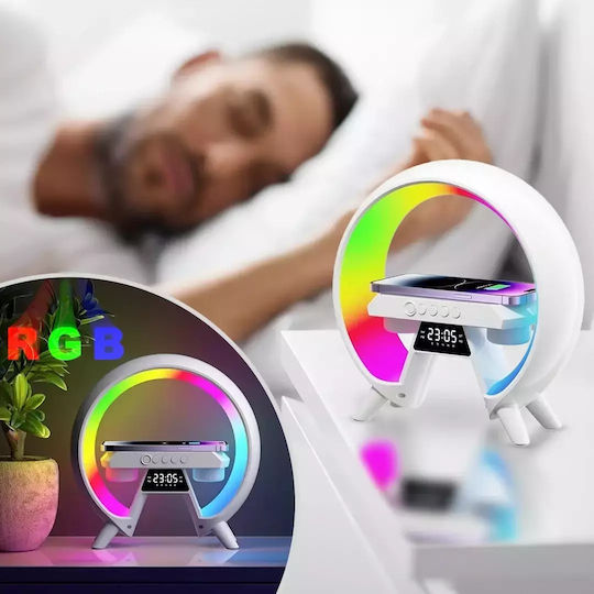 Tabletop Digital Clock LED with Alarm Clock and Wireless Charging t02115554