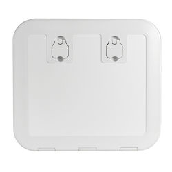 Osculati Ușă de punte a bărcii Pătrat cu Diametru 465mm L465xL465mm Alb Culoare