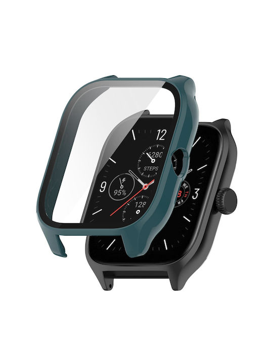 Amazfit Gts 4 Pc + Tempered Glass Integrated Protective Watch Case Pine Green