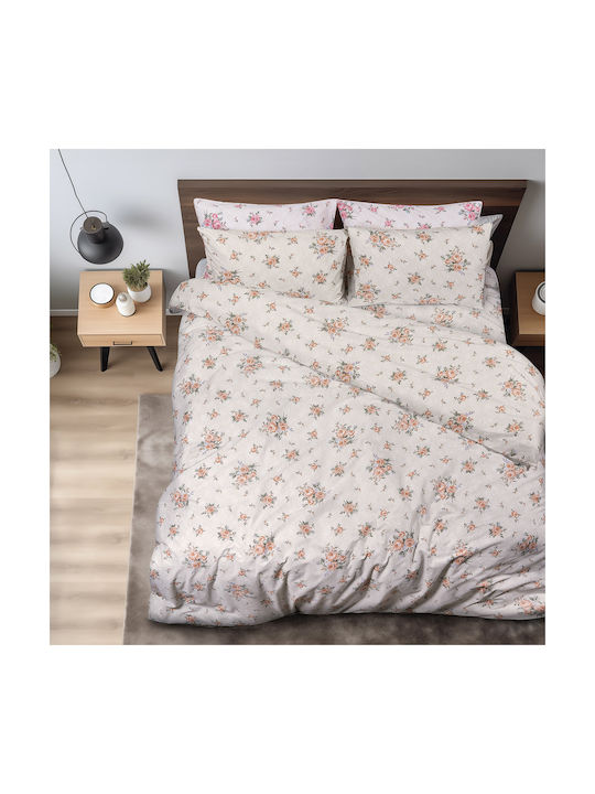 Beauty Home Eden Art 12098 Set Față de Pernă Bej 52x72cm.