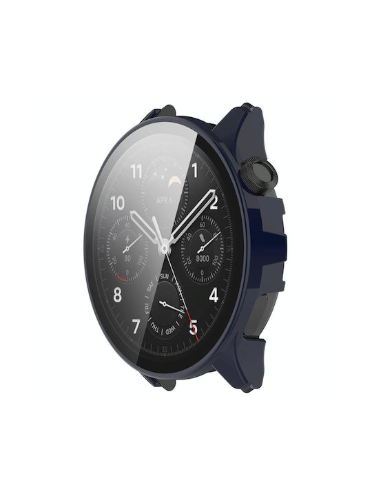 Xiaomi Watch S1 Pro Tempered Glass Film Pc Watch Case Ink Blue