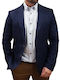 Men's Summer Suit Jacket Blue
