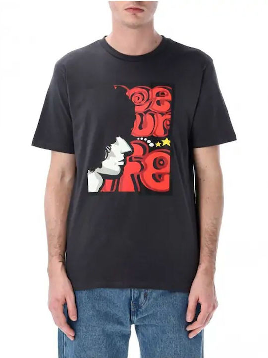 Marco Simoncelli Ανδρικό T-shirt Κοντομάνικο Γκρι