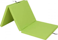 Foldable Exercise Mat Green (195x80x6cm)